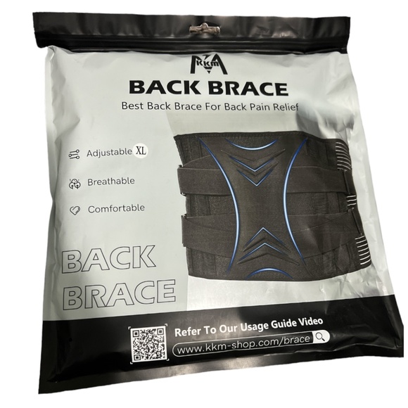 Back Brace for Lower Back Pain Relief with 7 Stays, Back Support Belt with Adjus - Picture 1 of 7